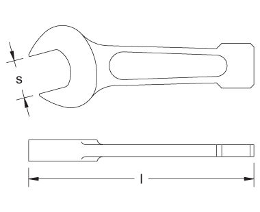 Striking Wrench, Open End