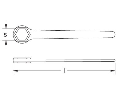 Box End Wrench, 6-Point