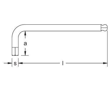 Allen/Hex Key Metric Set – 1.5 mm to 10 mm